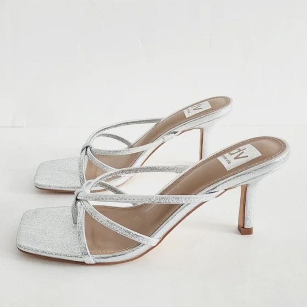 BRAND NEW DOLCE VITA WMS ZAK SQUARE TOE SLIP-ON WOMEN"S SANDAL